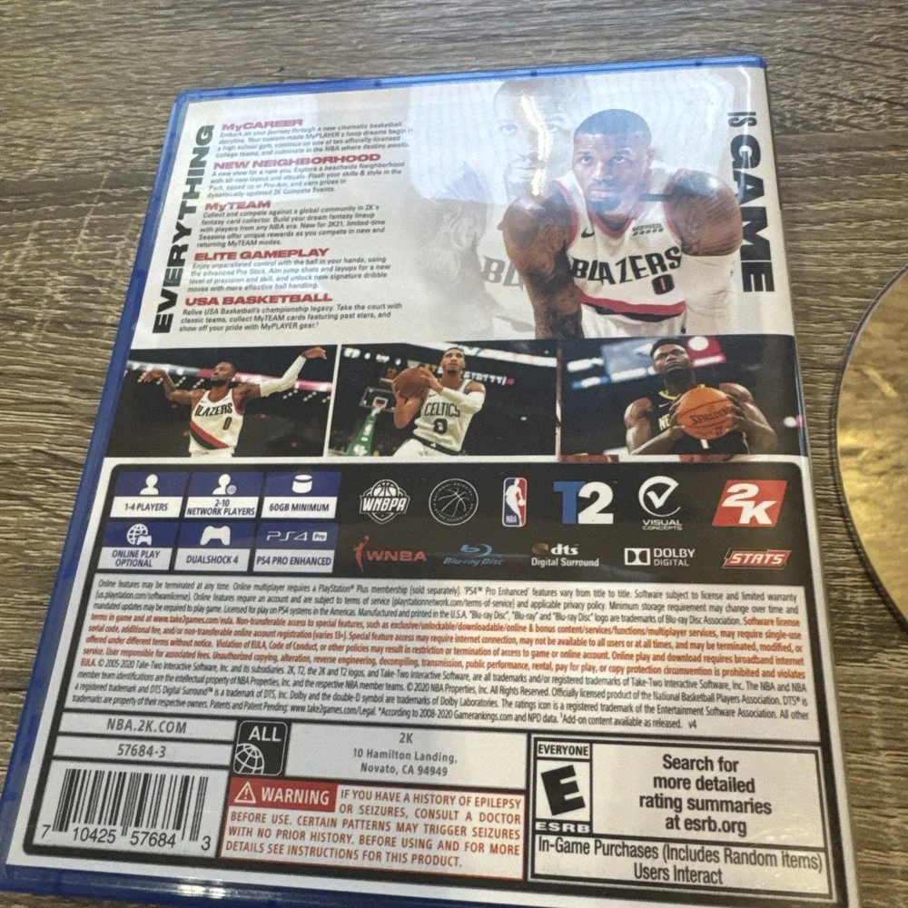 NBA 2K21 - Sony PlayStation 4 EUC